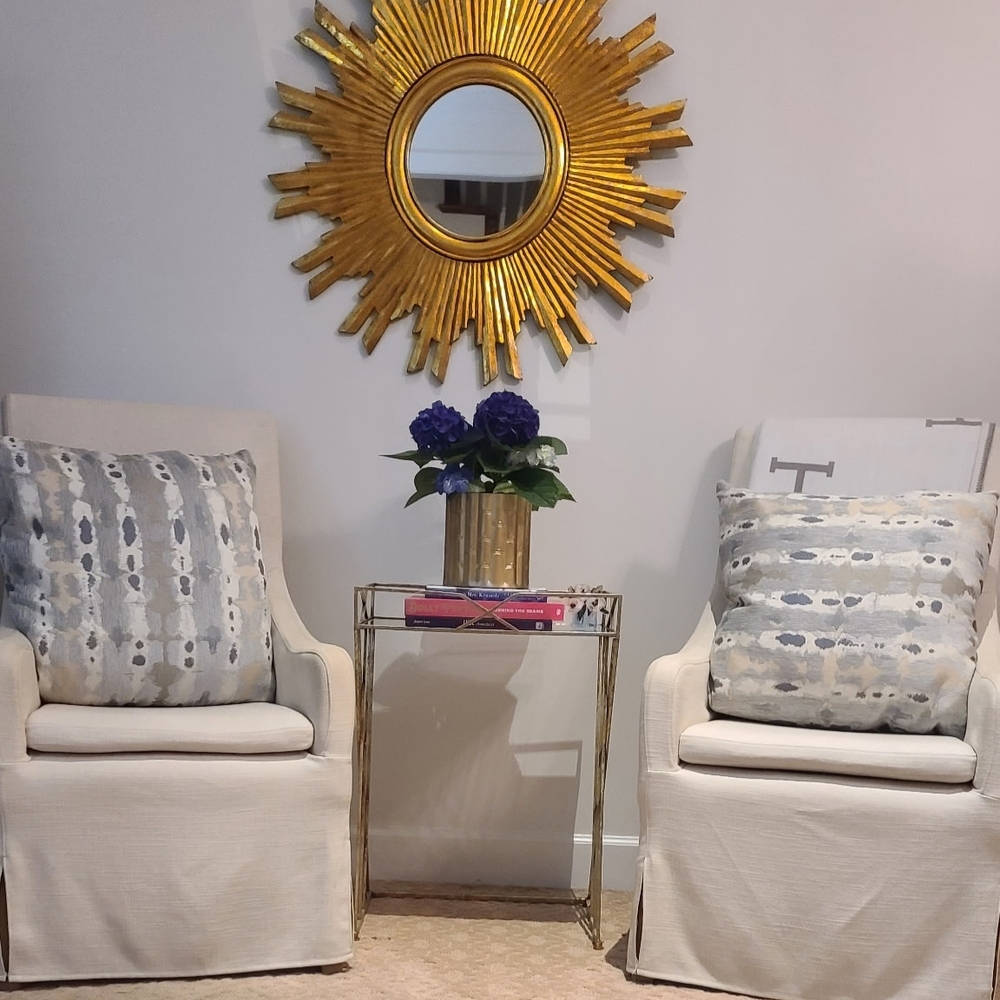 Luxurious 22-inch Chenille Pillow Set